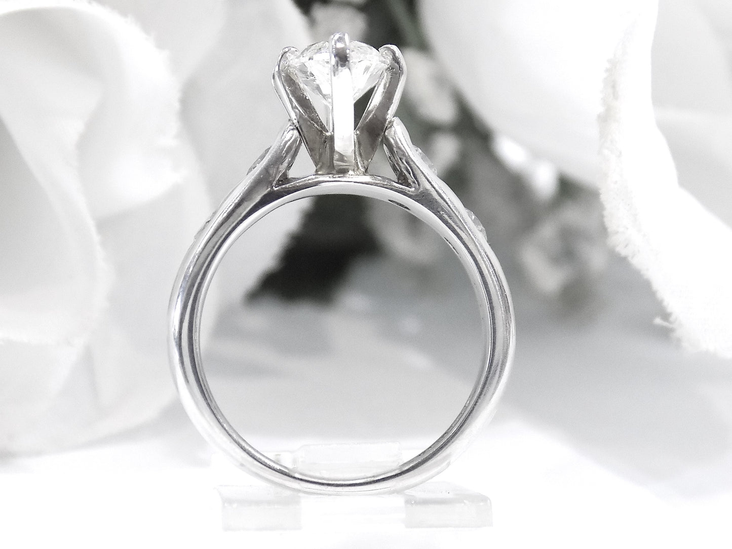 2.53ct TW Marquise Shape Diamond Engagement or Right Hand Ring with a Nice 2.03ct Marquise Center in a Cathedral Style Solid Platinum Mounting