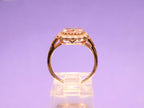 Women's 2.24ct Natural Cushion Cut Morganite & Diamond Ring in 14K ROSE Gold - Halo Style