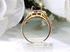 Women's 1.70ct Natural Oval Shape Green Tourmaline Filigree Style Solitaire Ring in 10K Yellow Gold