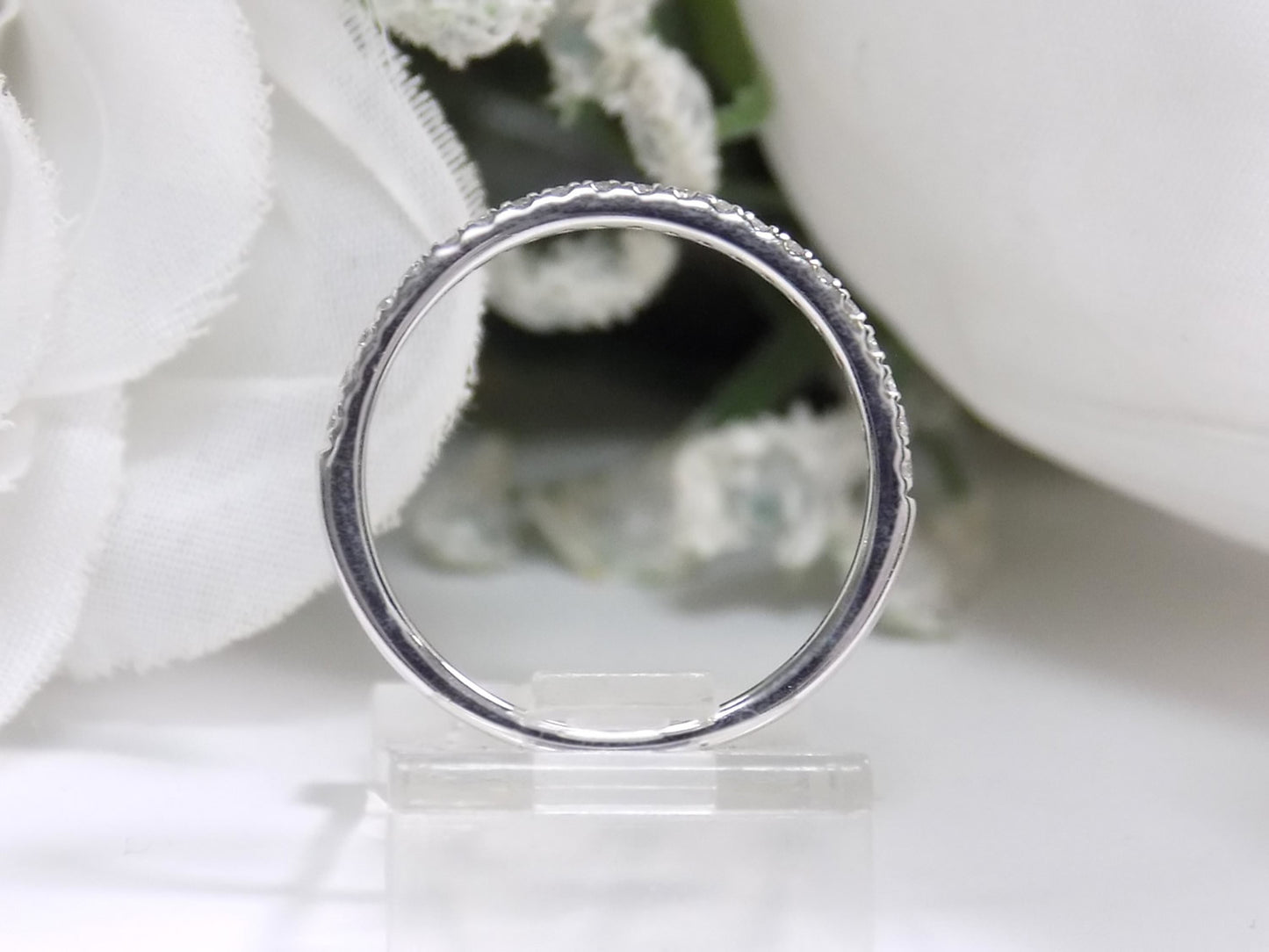 Women's .88ct TW 2-Piece Halo Natural Princess Cut Diamond Wedding Set with Engagement Ring plus Matching Band in 14K White Gold